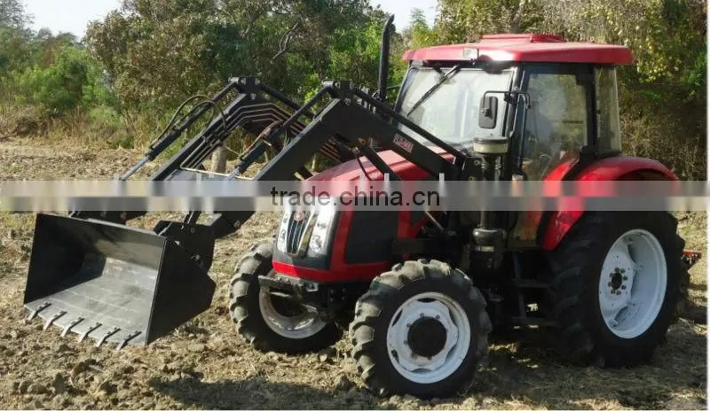 strong brake momentum QLN 55hp 4wd farm wheeled traktor(farm implements are available)