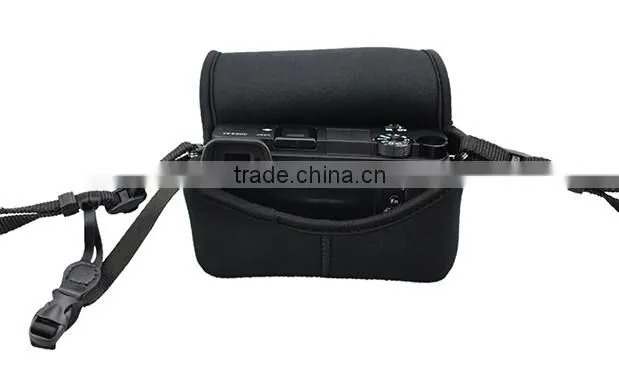 Neoprene Soft Camera Case JJC OC-S2BK Mirrorless Camera Case For Sony Black Camera Case For Canon