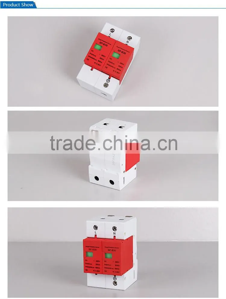 SAIP/SAIPWELL New Factory Price 2 Poles 385/440V cctv Electrical Surge Protective Device