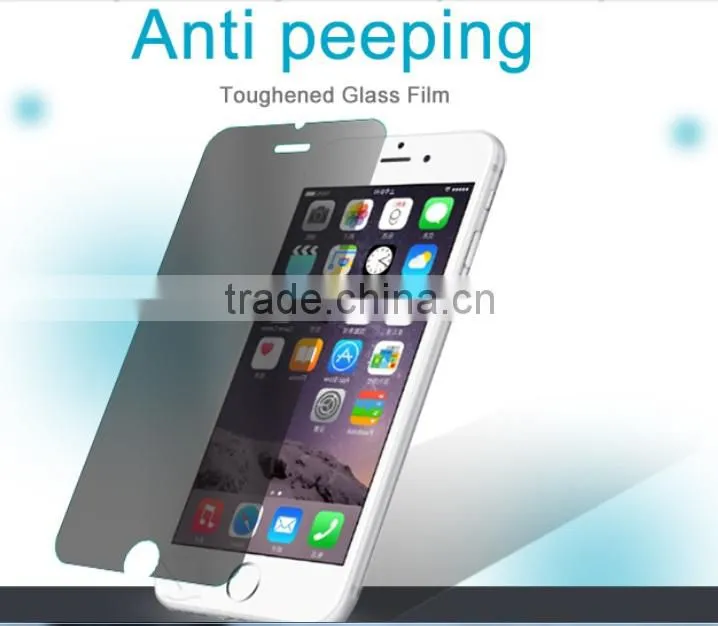 privacy tempered glass screen protector High quality privacy screen No Bubble super guard for Privacy filter for iphone6 plus