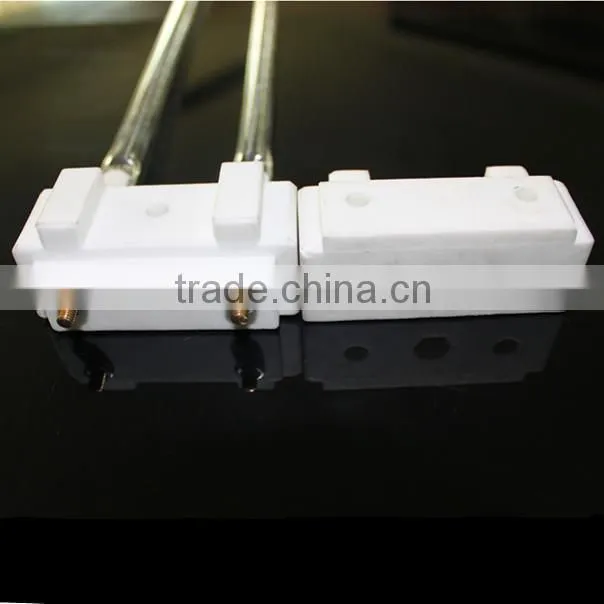 Energy saving Alumina ceramic holder for Infrared Carbon Fiber Quartz Glass Heating Lamp tube