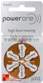 hearing aid batteries power one hot sale zinc air for digital hearing aids