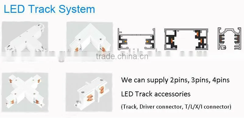4 wire Citizen COB 15W/20W/30W/35W jewelry led track light