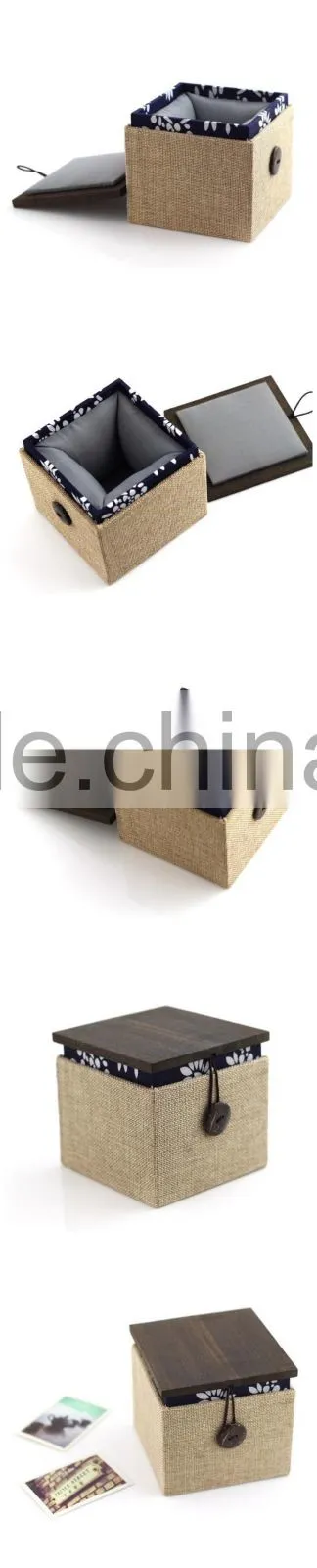 Antique Chinese Style Wood Jewelry Box Packaging
