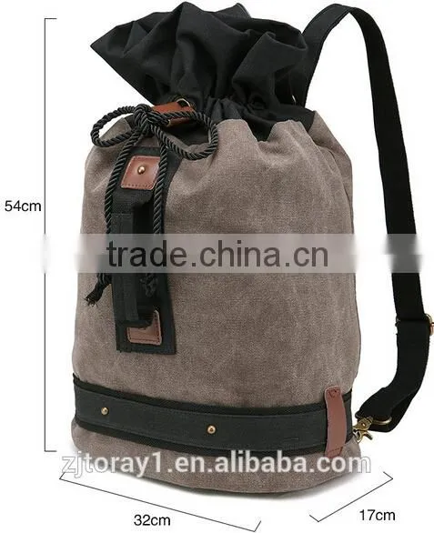 Blue Canvas Cheap Designer Backpack Bag for Teenager School Backpack