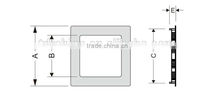 Small size led panel series