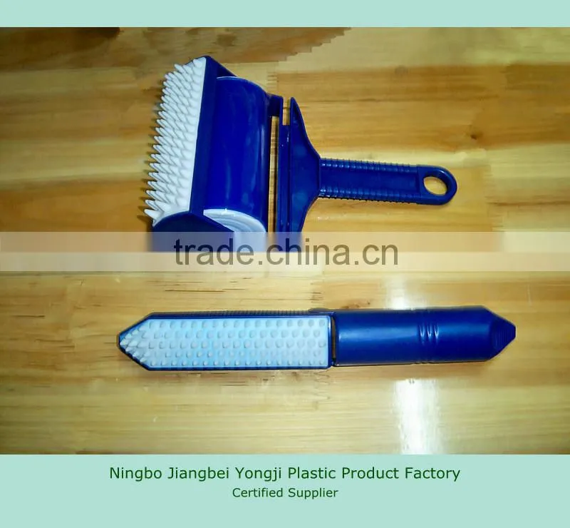 washable sticky lint roller with brush (Schticky)