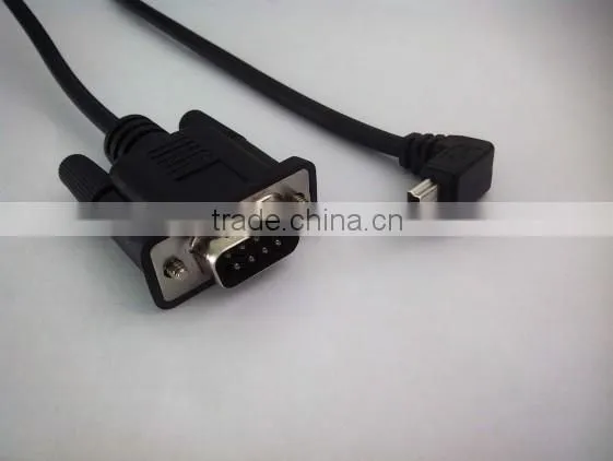 durable DB9 M to MINI USB Bent up conversion cable