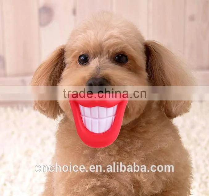 Decorative Smile Lip dog chew toy PET Dog Toy
