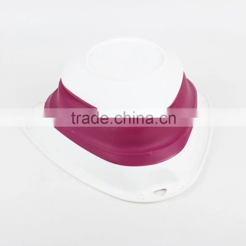 Factory directly supply custom design food grade plastic Collapsible Strainer
