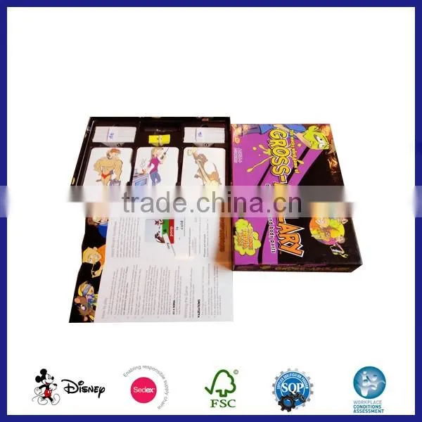 Promotional trading wholesale paper memory game card