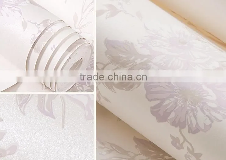 natural flower pattern wallpaper murals for church