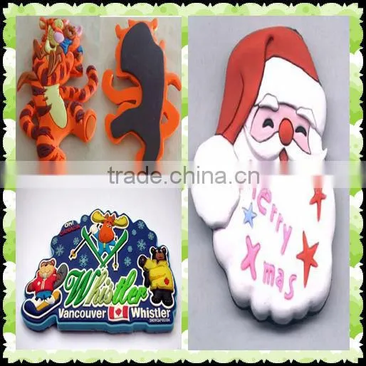 soft pvc rubber magnetic fridge sticker
