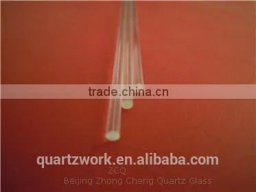 JGS2 High purity Clear/ transpareent Optical Quartz Fiberglass Rod 5*100