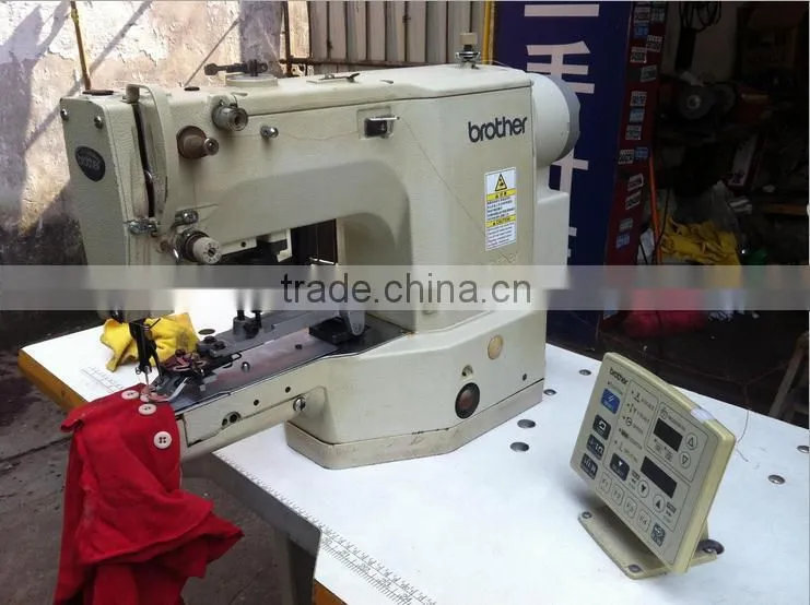 used brother 430D jean high speed button sewing machine