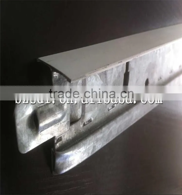 Galvanized Groove T Grid suspended ceiling Main Tee/Cross Tee/Wall angle