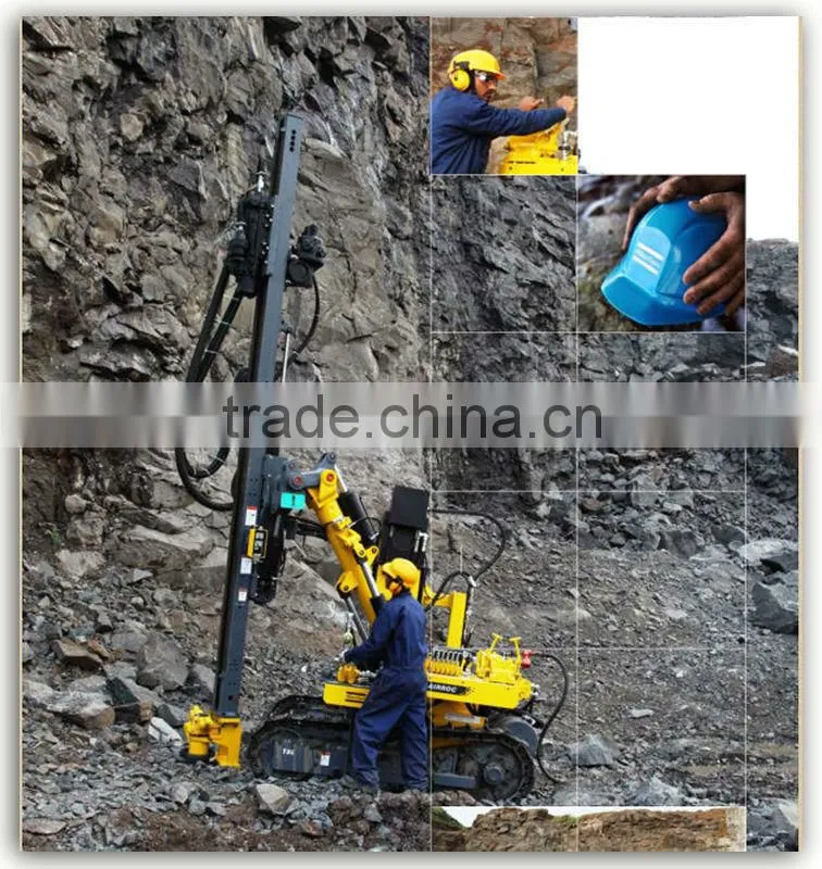 deep hole mining portable borehole rock drilling machine