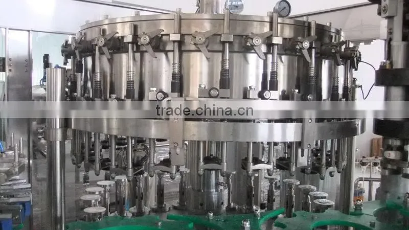 SXHF high efficiency soft carbonated drink filler, PET bottle carbonated filling machine