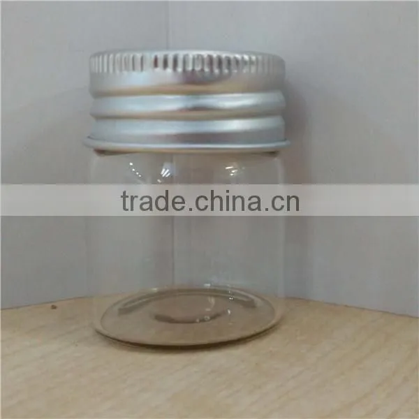 30*40mm aluminum cap medical bottle , pill bottle, glass bottle