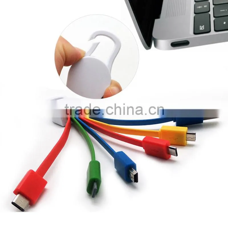 noodle flat usb data charger cable for mobile phone