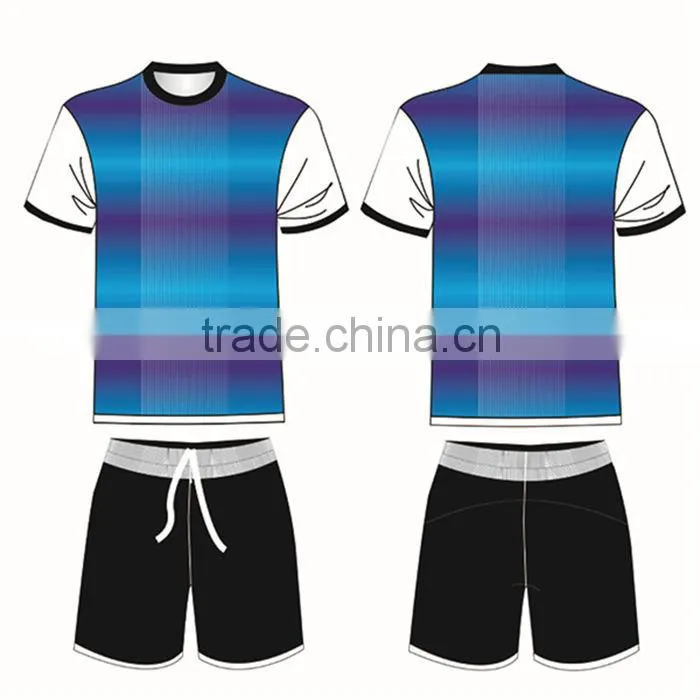 customized new fashion soccer jersey and shorts