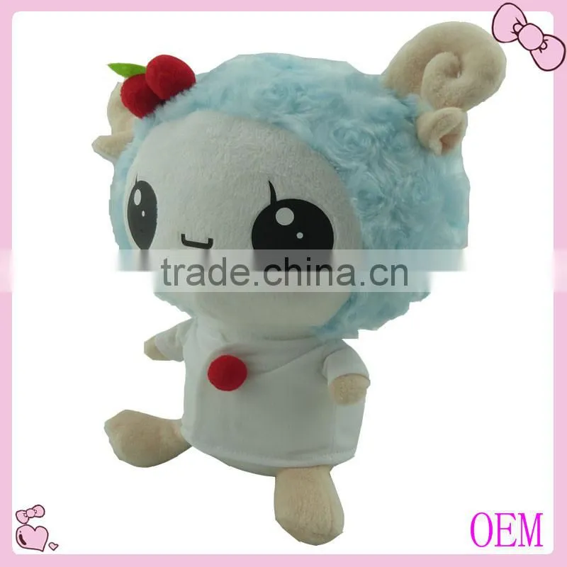2016 fashion OEM soft cute sheep plush toy