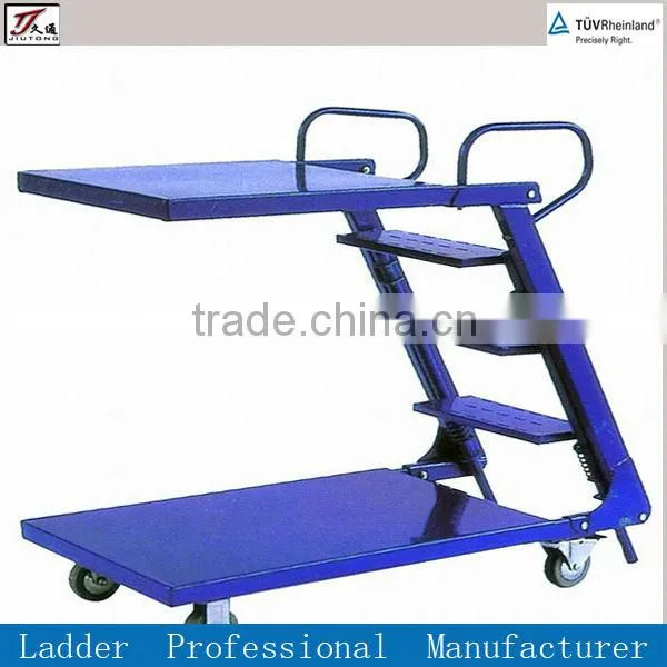Climb ladder used in storage shelves
