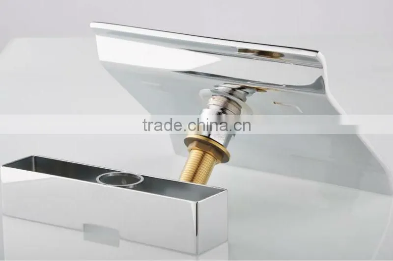 Luxury Design 3 pcs Waterfall Bathtub Shower Faucet,Handheld Showerhead QH001-15