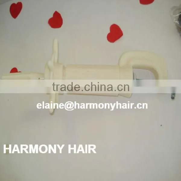 GREAT white plastic wig stand