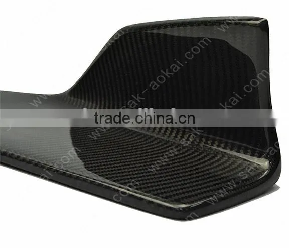 universal car front lip spoiler carbon fiber front spoiler(pair)