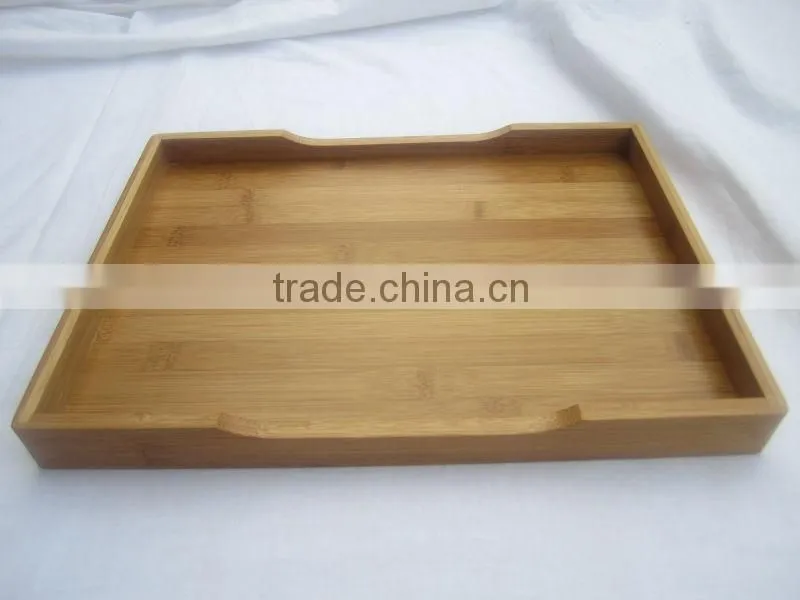 bamboo food cutlery tray for kitchen cooking tools