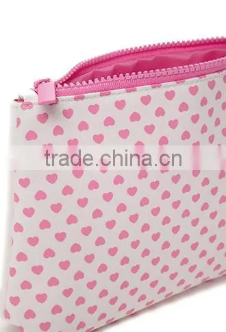 Promotional cotton French dog Cosmetic Pouch