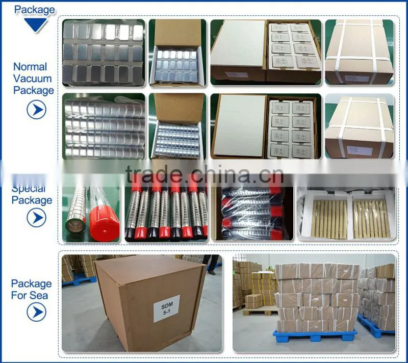 N35-N52 block sintered neodymium permanent strong magnet