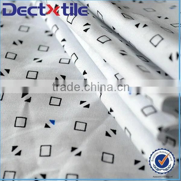 Cotton knitting fabric white cotton fabric patterning fabric made in China