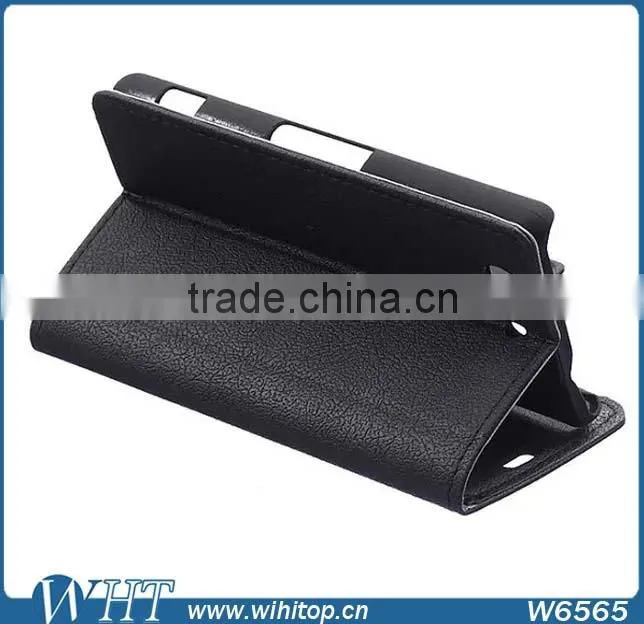 Phone Accessories Luxury Wallet Leather Flip Case for Sony Xperia Z4 Compact