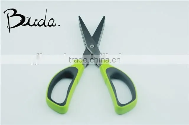 5 blade stainless steel multifunction paper scissor/ kitchen scissors BD-1621