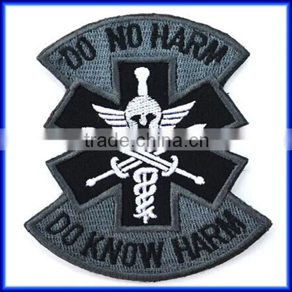 Hot Sales iron on sew applique children embroidery patch, Christmas gift children embroidery applique patches