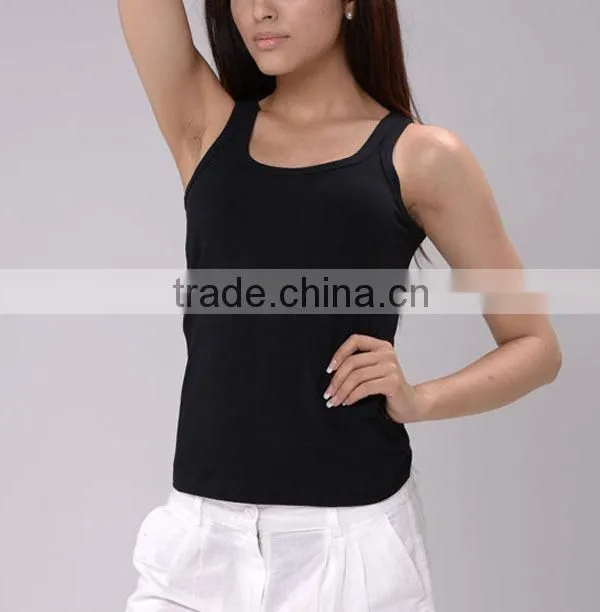 plain cotton women's gilet(YCT-B0602)