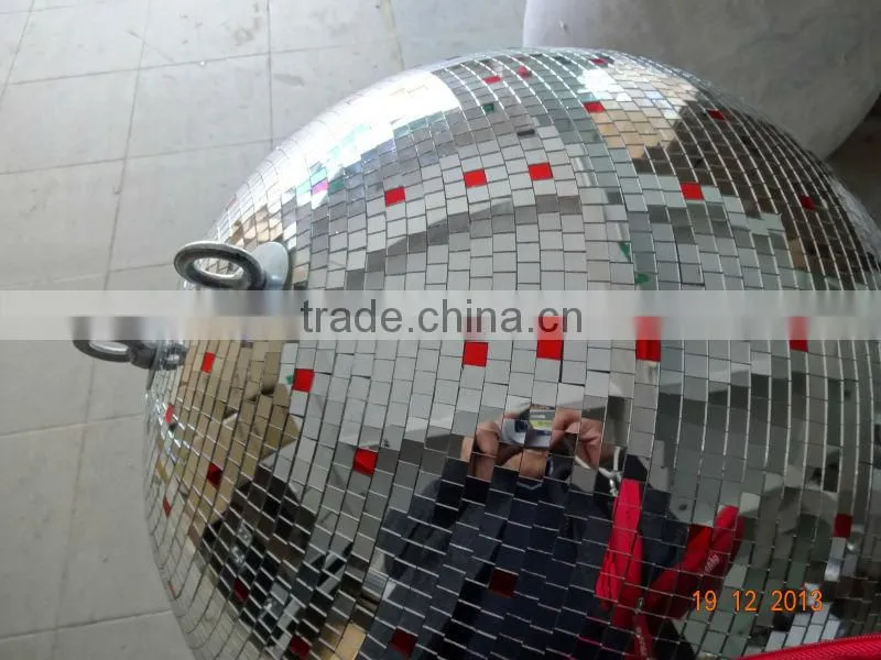 Gold mirror ball 75cm 30inch size rotating mirror ball With Fiberglass core