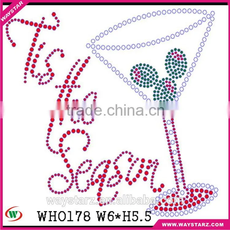 This The Reason Drinking Design Heat Transfer Custom Rhinestones