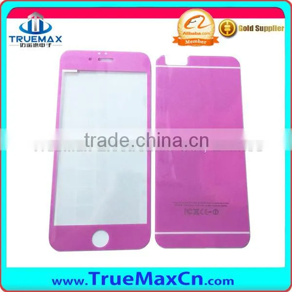 For iPhone 5S/6/6Plus Anti-scratch Glitter Powder Tempered Glass Screen Protector