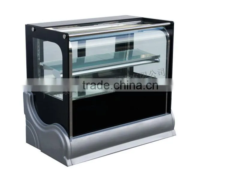 Portable galss cooler cake counter top cooler