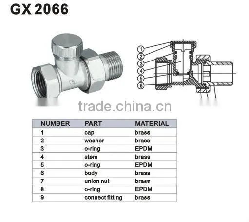 Brass Radiator Valve