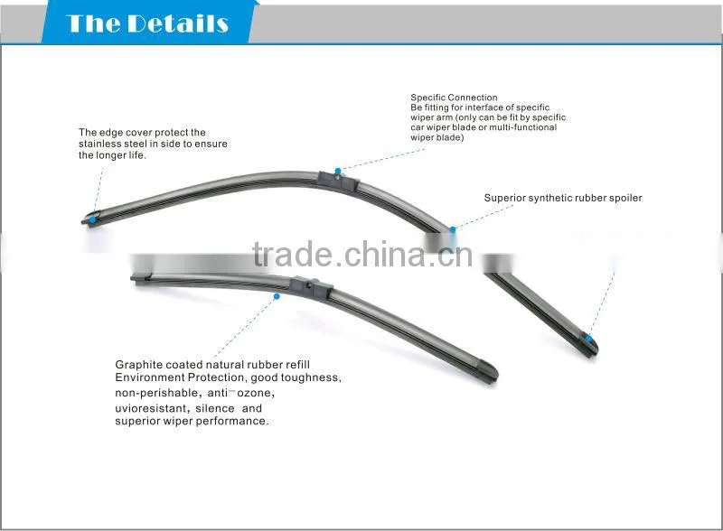 auto parts wiper blade chatter-free and no-noise