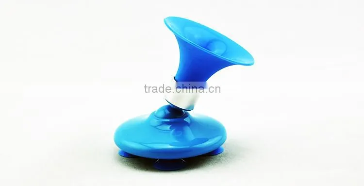 Cheapst silicon mini universal speaker shape mobile phone holder