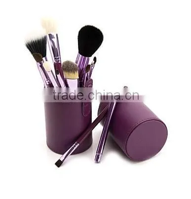 Professional 4 Colors New 12 Pcs Makeup Brush Cosmetic Make Up Brushes Set with Cup Holder Case Kit