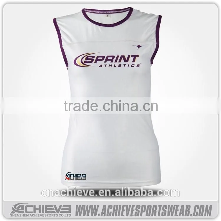 breathable cutom running singlet sublimated wholesal running vest runing wear