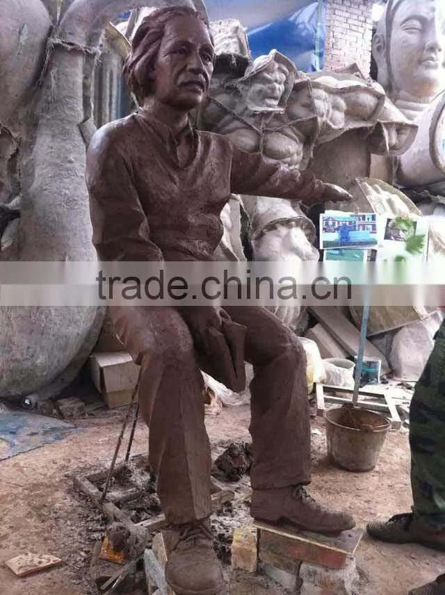 HLT Famous figure statue of Einstein sculpture