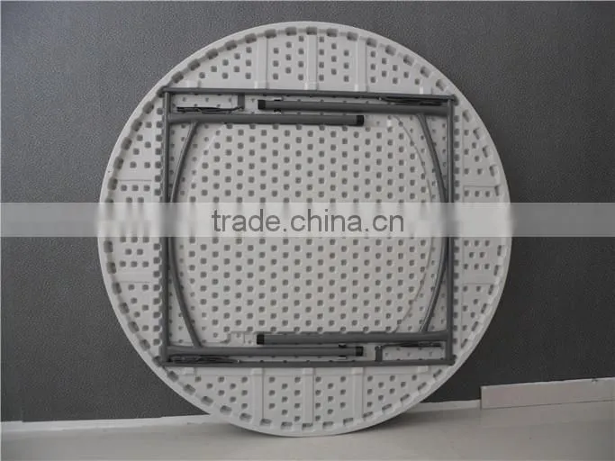 5ft hotasle folding plastic outdoor furniture of round dining tables and chairs for whole sale at factory price