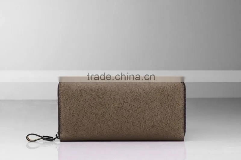 2016 factory wholesale wallet simple design leather wallet Mens long wallet